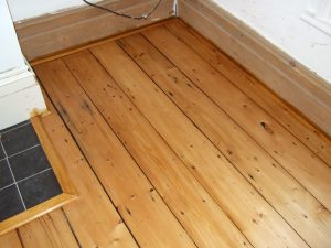 Stunning Victorian reclaimed pine floor boards from Lancastrian textile mill