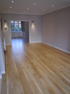 Select grade solid oak floor matt lacquered